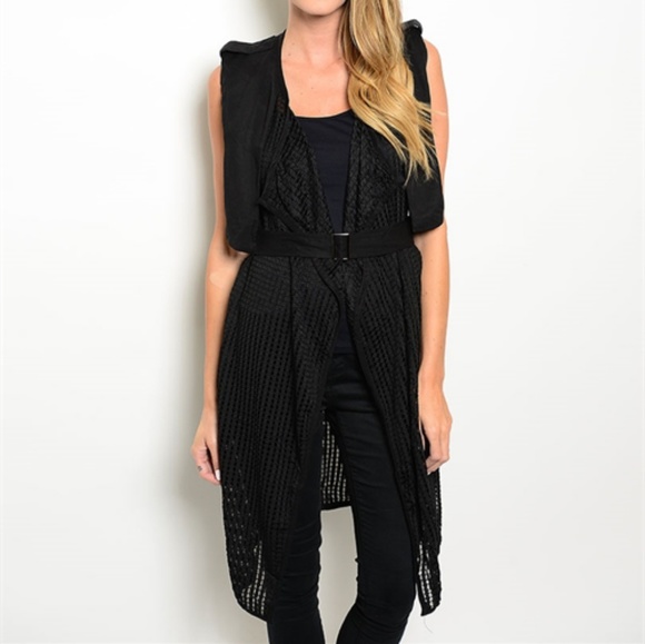 BLACK VEST - Picture 2 of 3